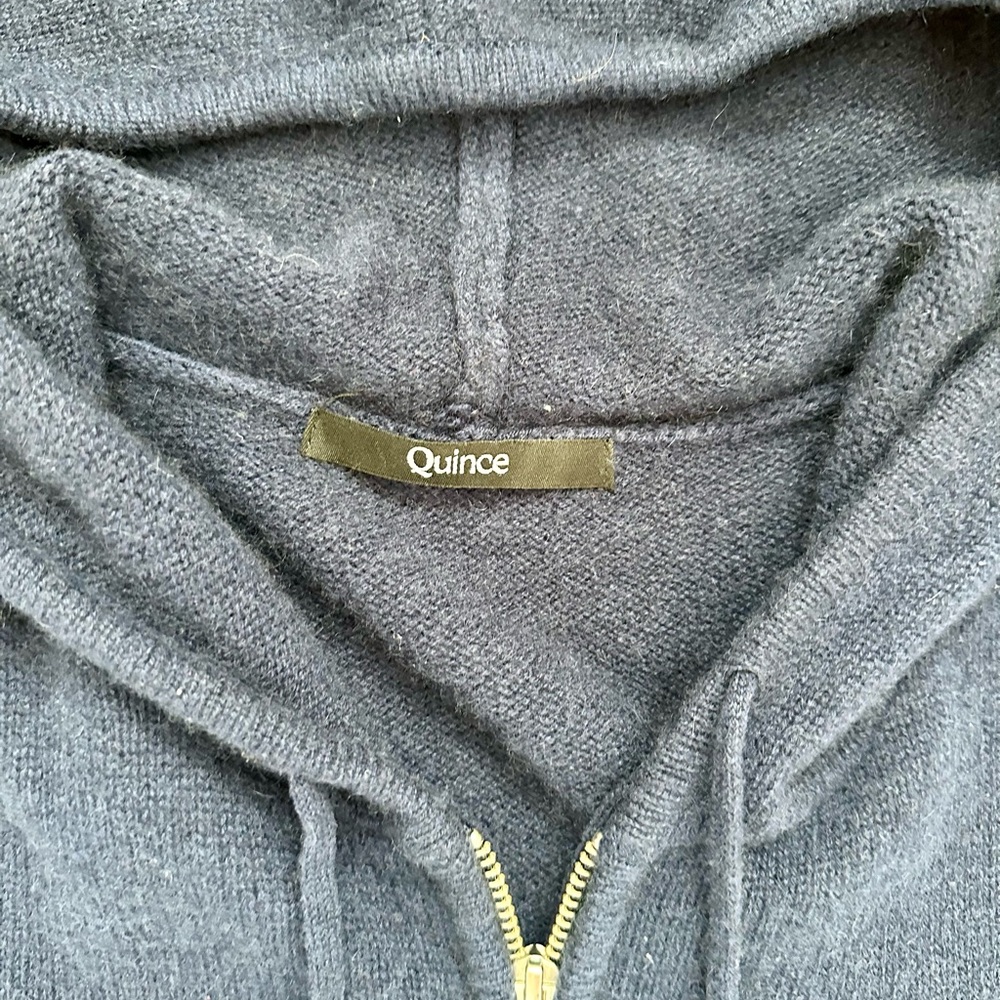 Quince men’s Mongolian Cashmere Full-Zip Hoodie, sz M - Picture 3 of 12